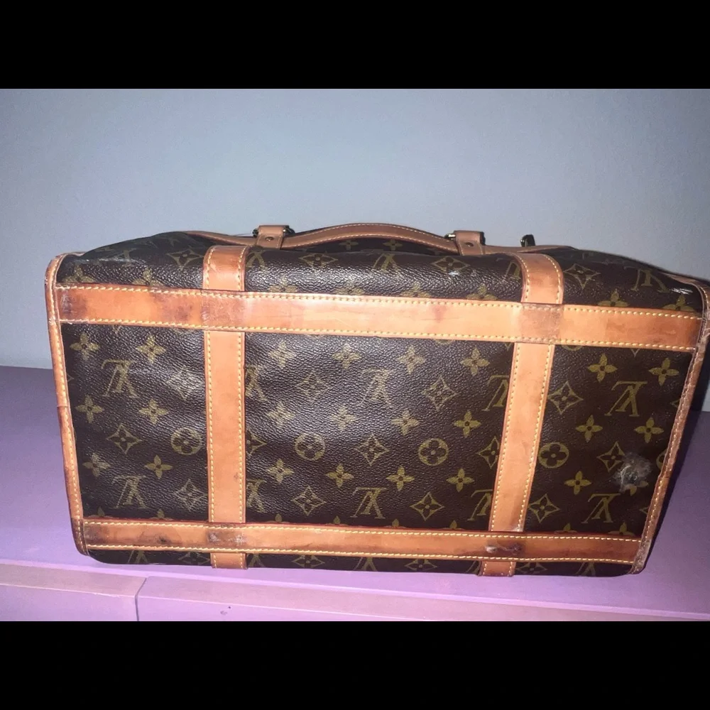 LV Monogram Sac Chien 40 Pet Carrier Hand Bag SM